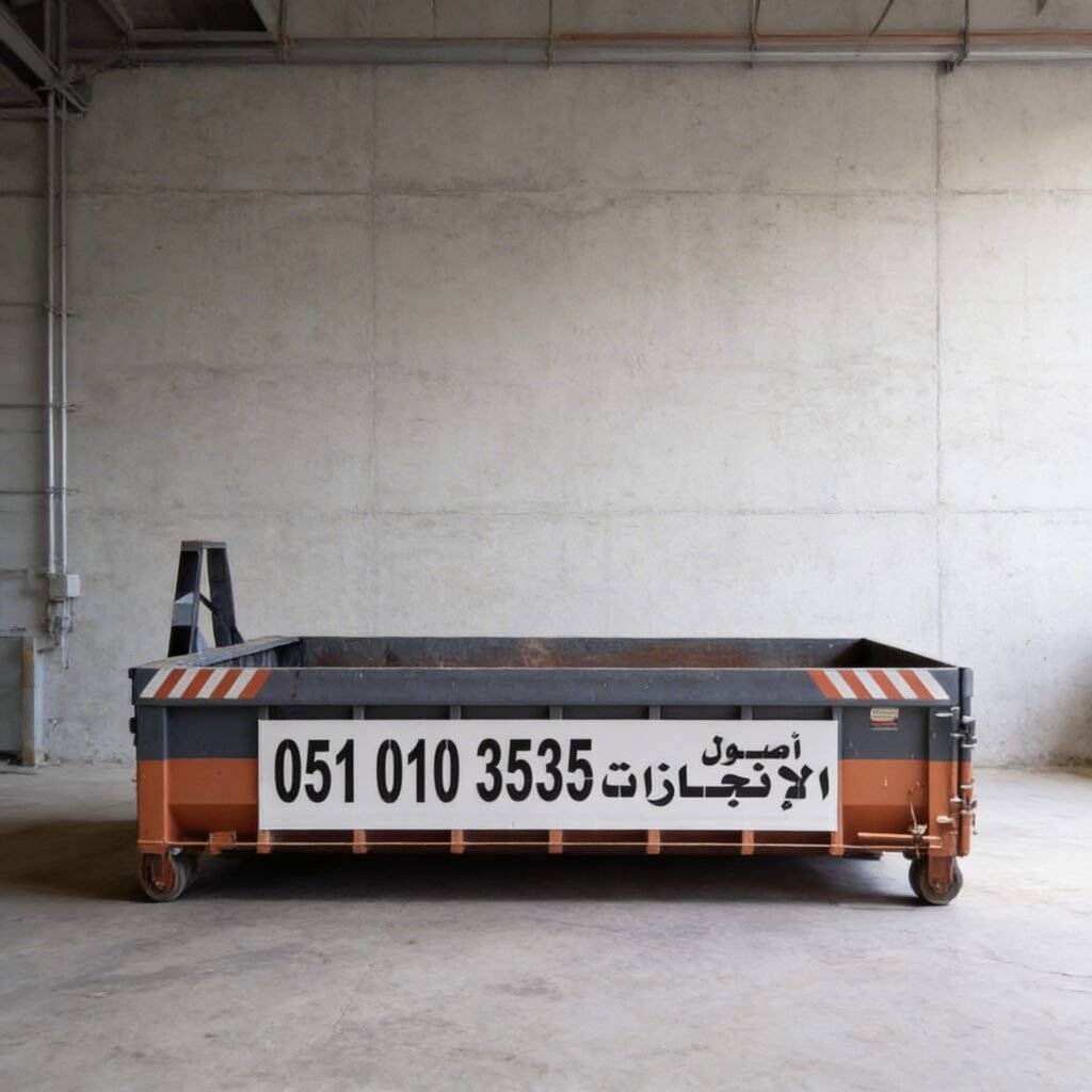 حاوية نفايات سعة 30 يارد في الرياض السعودية للنفايات الصناعية